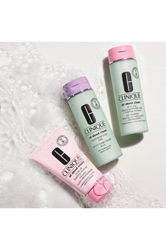 Buy Clinique All About Clean All In One Cleansing Micellar Milk Makeup Remover Combination Oily to Oily - 200ml in Pakistan