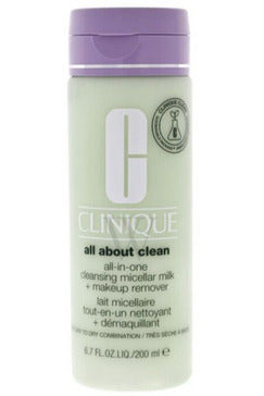 Buy Clinique All About Clean All In One Cleansing Micellar Milk Makeup Remover Very Dry to Dry Combination - 200ml in Pakistan