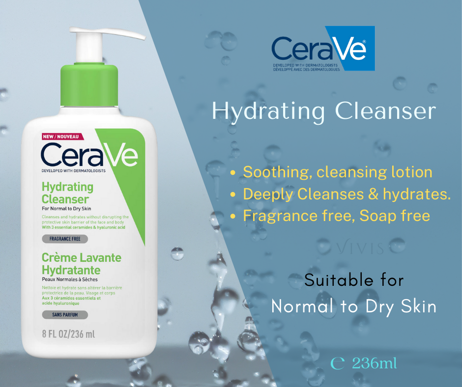 Buy Cerave Hydrating Cleanser For Normal To Dry Skin - 8 Oz in Pakistan
