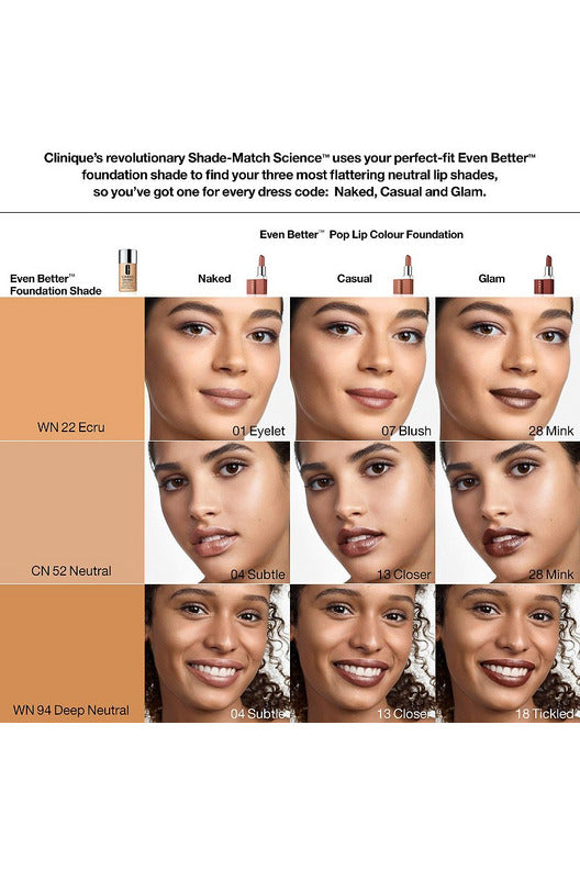 Buy Clinique Even Better Pop Lip Colour Foundation Lipstick - 27 Sable in Pakistan