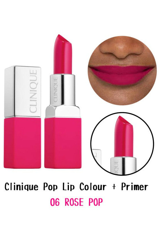 Buy Clinique Pop Matte Lip Colour + Primer - 06 Rose Pop in Pakistan