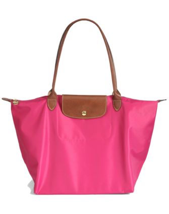 Long Champ Totebag - barbie pink