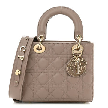 Lady Dior Handbag - warm taupe