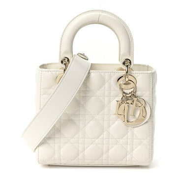 Lady Dior Handbag - white