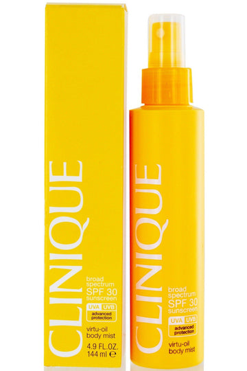 Buy Clinique Virtu Oil Body Mist SPF 30 - 144ml in Pakistan