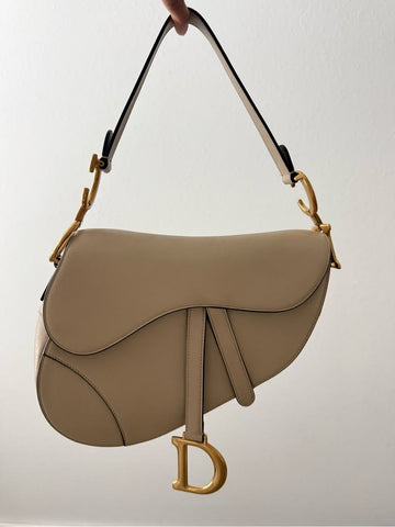 Coach Saddle Bag - beige