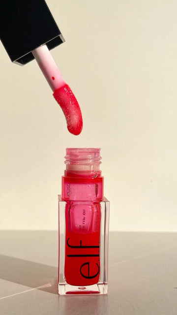 ELF GLOW REVIVER LIP OIL - red delicious