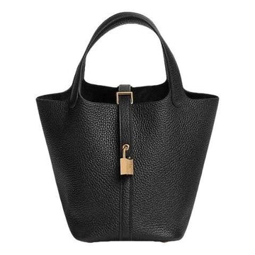 Hermes Picotin Lock Bag - black