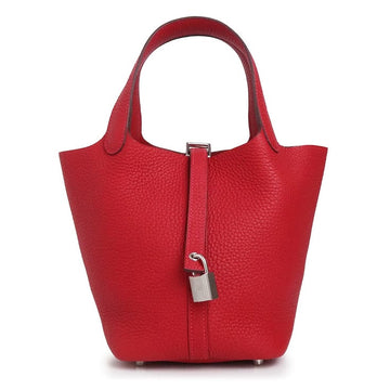 Hermes Picotin Lock Bag - red