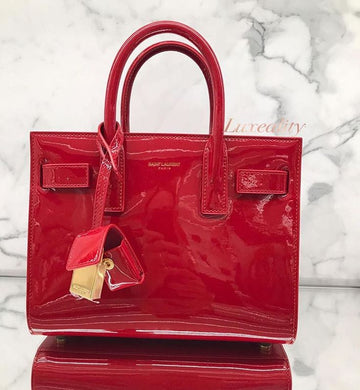 Saint Laurent Sac De Jour - red bag