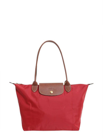 Long Champ Totebag - rich red