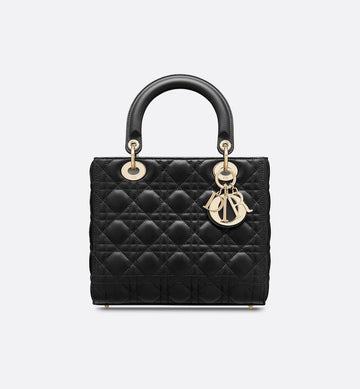 Lady Dior Handbag - black