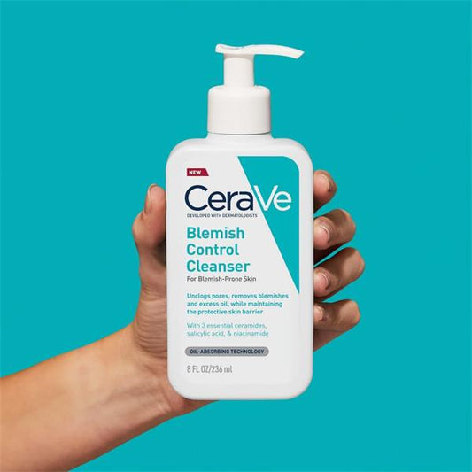 Buy CeraVe Blemish Control Cleanser with 2% Salicylic Acid and Niacinamide for Blemish-Prone Skin - 236ml in Pakistan