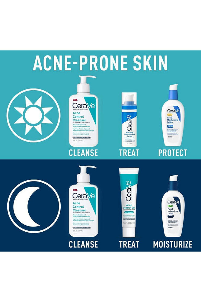 Buy CeraVe Acne Control Gel 2% Salicylic Acid Acne Treatment - 40ml in Pakistan