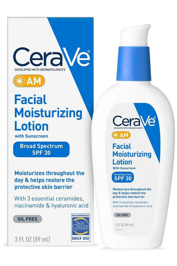 Buy CeraVe AM Facial Moisturizing Lotion SPF 30 with Sunscreen -  89ml in Pakistan