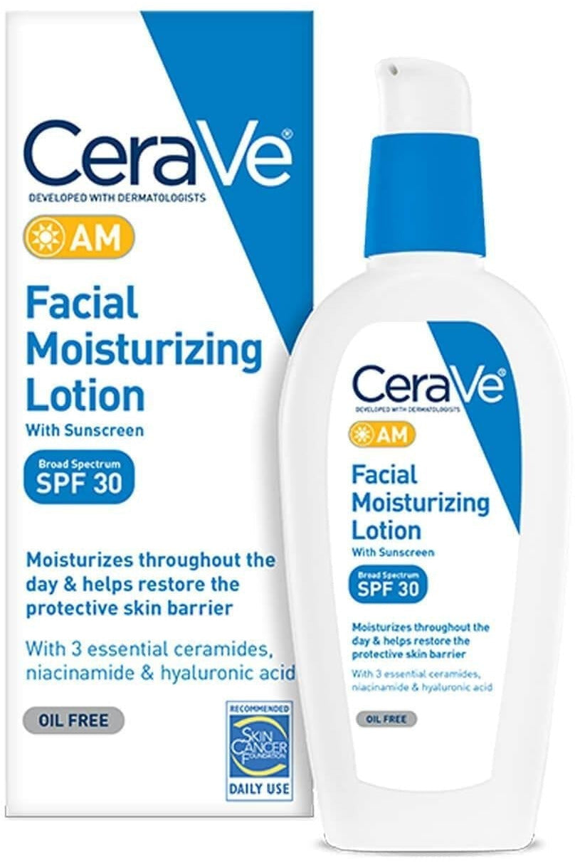 Buy CeraVe AM Facial Moisturizing Lotion SPF 30 with Sunscreen -  89ml in Pakistan