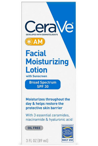 Buy CeraVe AM Facial Moisturizing Lotion SPF 30 with Sunscreen -  89ml in Pakistan