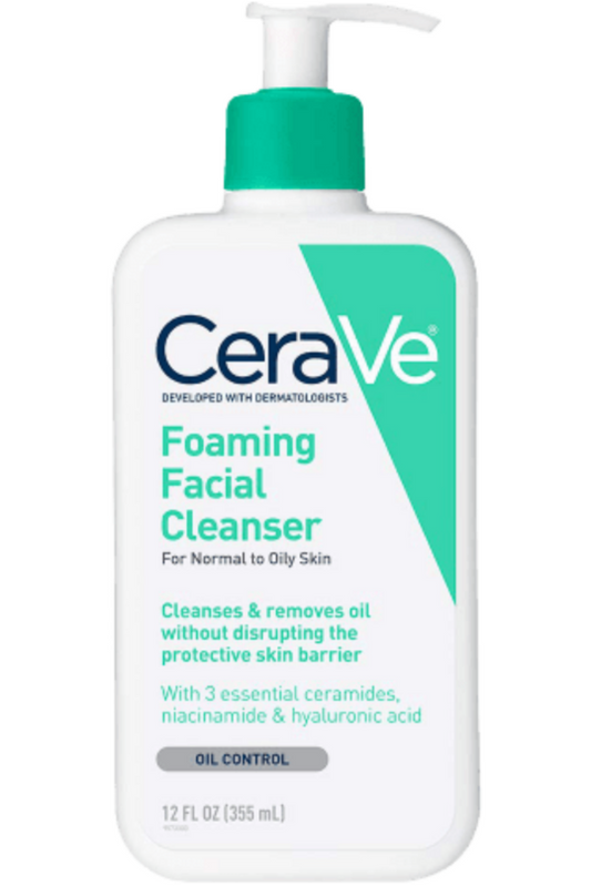 Buy CeraVe Foaming Facial Cleanser for Normal to Oily Skin - 355ml in Pakistan