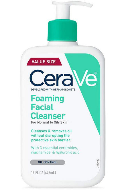 Buy CeraVe Foaming Facial Cleanser for Normal to Oily Skin - 355ml in Pakistan