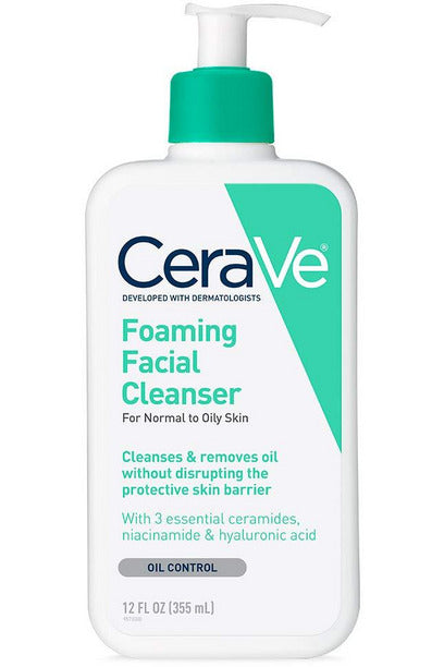 Buy CeraVe Foaming Facial Cleanser for Normal to Oily Skin - 355ml in Pakistan