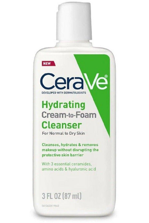 Buy CeraVe Hydrating Cream to Foam Cleanser For Normal to Dry Skin 87ml in Pakistan