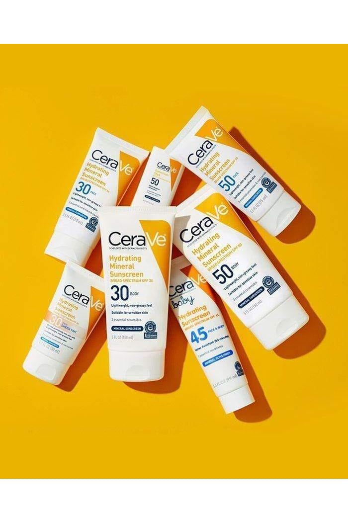 Buy CeraVe Hydrating Mineral Sunscreen Broad Spectrum SPF 30 - 75ml in Pakistan