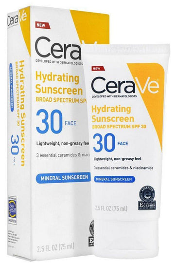 Buy CeraVe Hydrating Sunscreen Broad Spectrum SPF 30 - 75ml in Pakistan