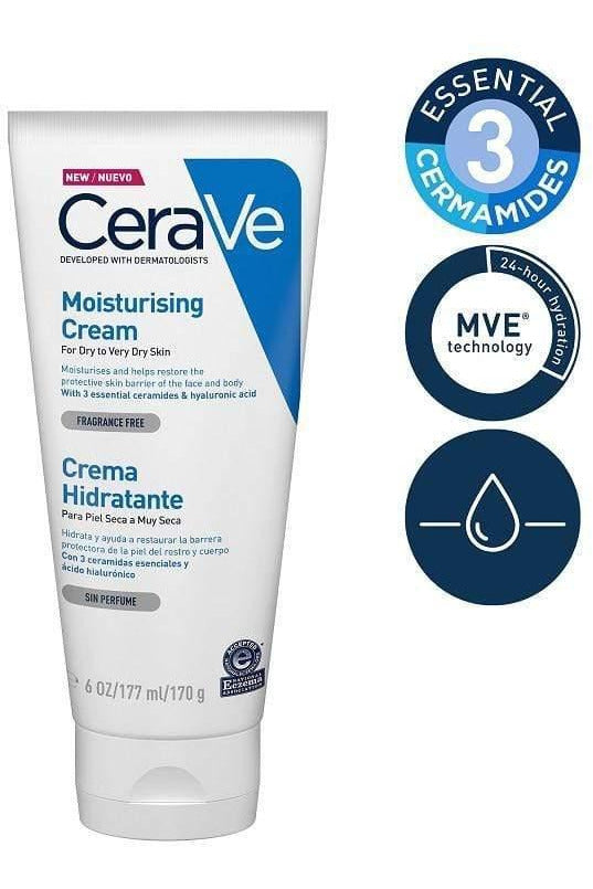 Buy CeraVe Moisturising Cream for Dry to Very Dry Skin - 177ml in Pakistan