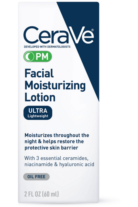 Buy CeraVe PM Facial Moisturizing Lotion Oil Free Ultra Lightweight - 89ml in Pakistan