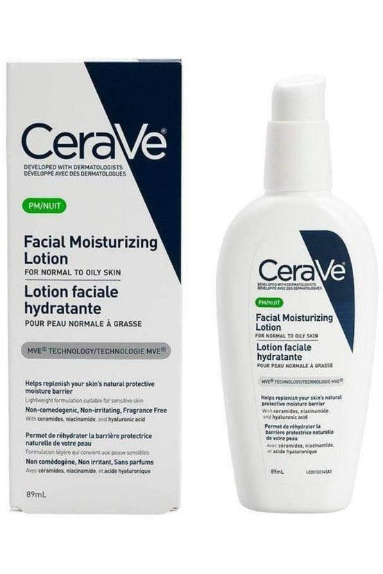 Buy CeraVe PM Facial Moisturizing Lotion Oil Free Ultra Lightweight - 89ml in Pakistan
