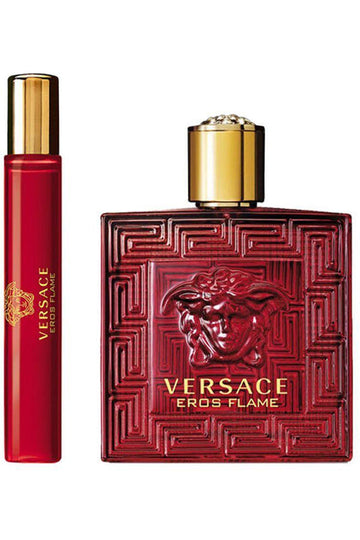 Buy Versace Eros Flame Gift Set for Men - EDP 100ml + Travel Spray 10ml in Pakistan