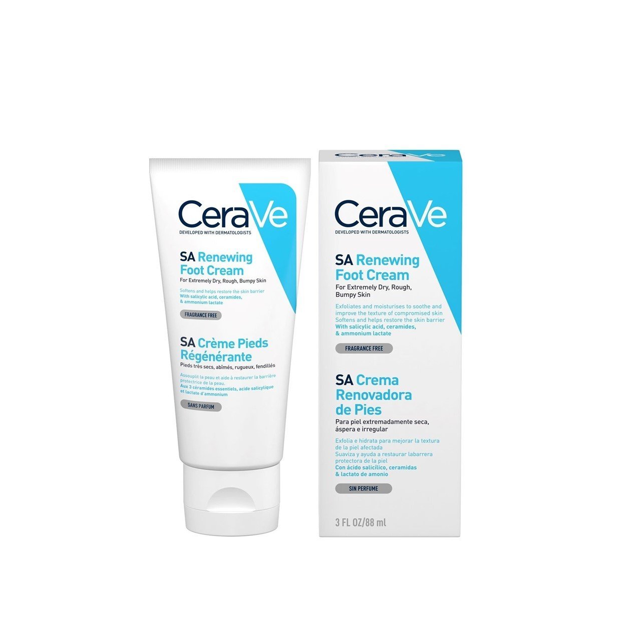 Buy CeraVe SA Renewing Foot Cream - 88ml in Pakistan