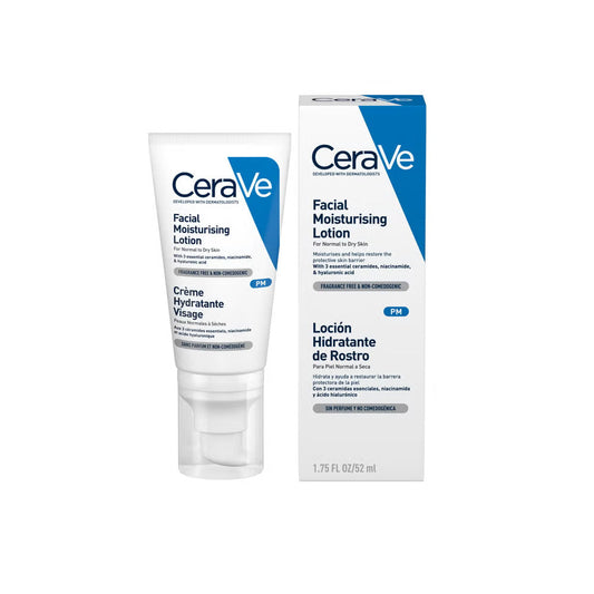 Buy CeraVe PM Facial Moisturizing Lotion for Normal to Dry Skin - 52ml in Pakistan