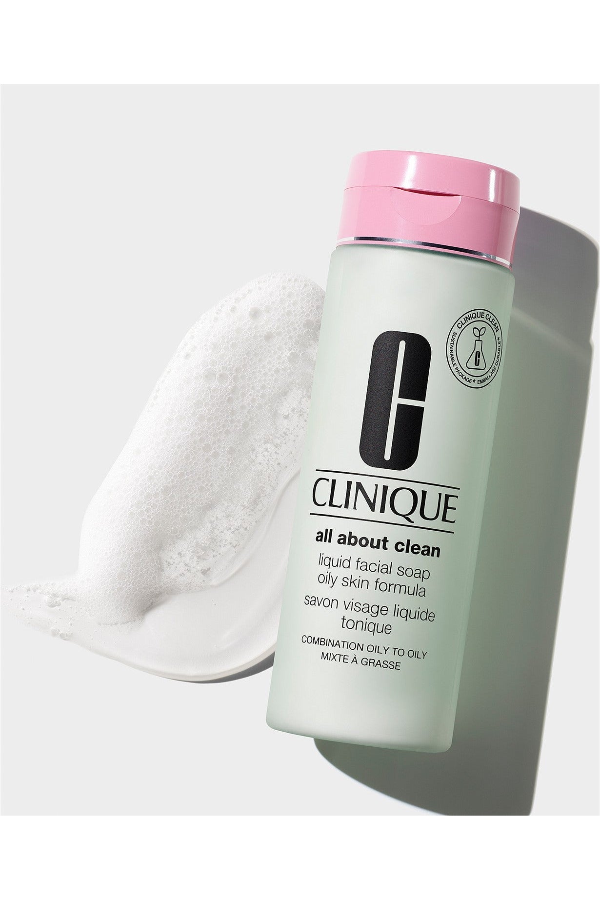 Buy Clinique All About Clean Liquid Facial Soap Oily Skin Formula - 200ml in Pakistan
