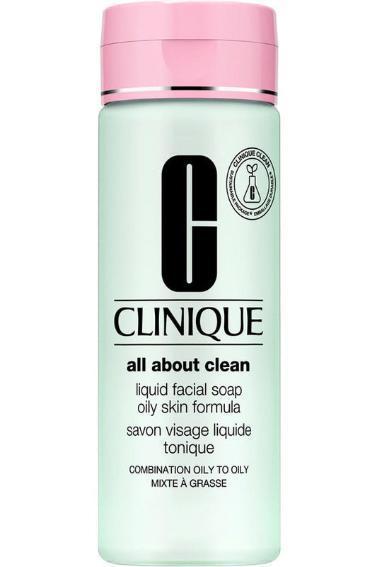 Buy Clinique All About Clean Liquid Facial Soap Oily Skin Formula - 200ml in Pakistan