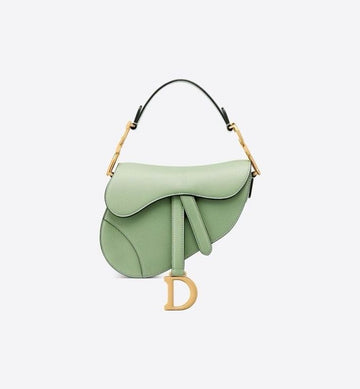 Dior Saddle Bag - mint green