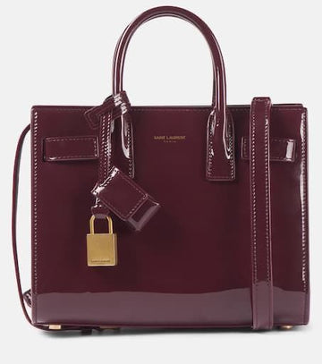 Saint Laurent Sac De Jour - dark wine bag