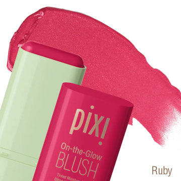 Pixi by petra on the glow blush in the shade Ruby