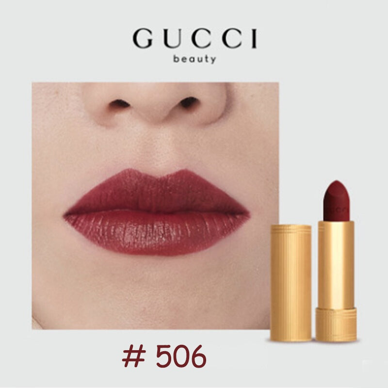 Buy Gucci Rouge A Leveres Mat Lip Colour - 506 Louisa Red in Pakistan